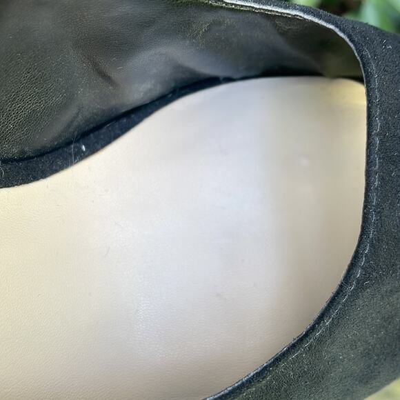 Marc Fisher Black Suede Mary Jane Peep Toe High Heels Women's 8 1/2 M - Picture 15 of 15